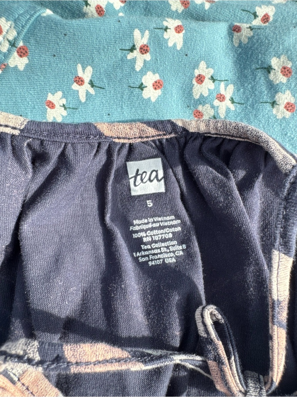 Tea Collection Navy and Blush Printed Sundress - Picture 2 of 5